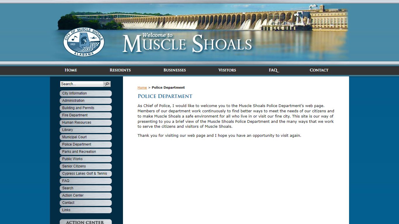 Muscle Shoals – Police Department